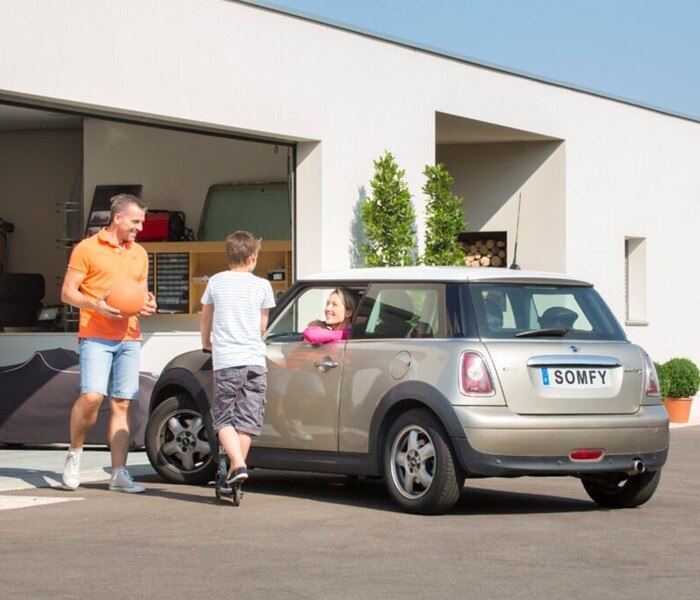Smart garage technology does the heavy lifting for you